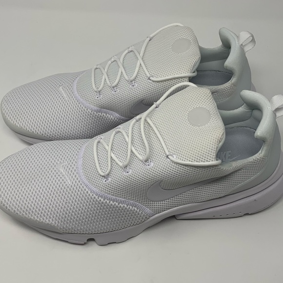 🆕 Nike Air Presto Fly Men’s Running- Triple White - Picture 5 of 8